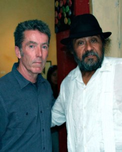 Professor Michael Flanagan with Maestro Juan Alcázar, the Coordinator of the Workshops in Oaxaca